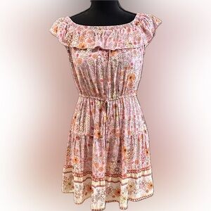 Bebop Summer Dress with Matching Headband Size Medium NEW!!